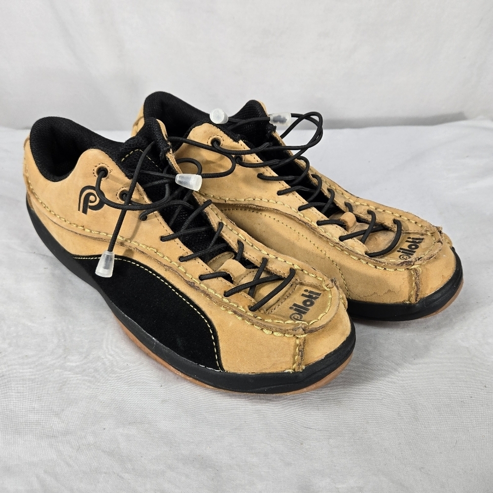 Piloti Driving Shoes Stradale Men's Brown Nubuck Sz 8.5 Auto Comfort Casual